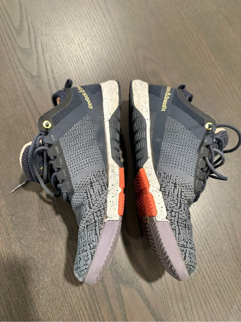 Reebok Nanos - Navy and Peach CrossFit Training Shoes